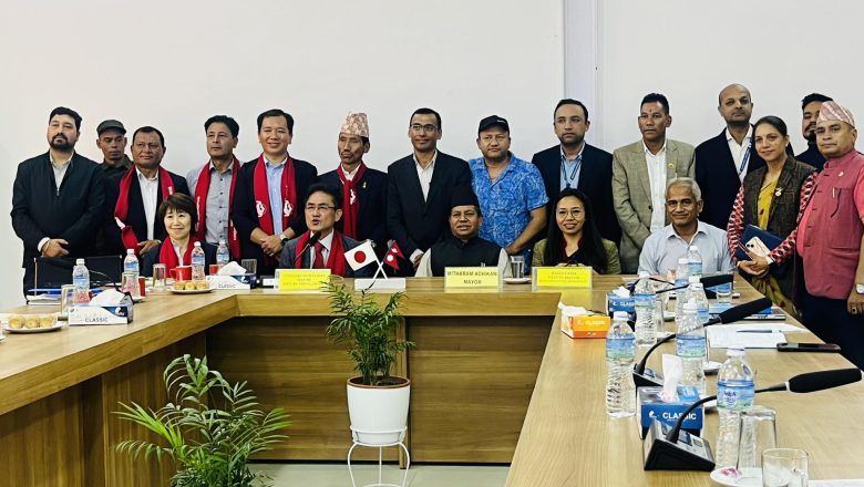 जापानका मेयर बुढानीलकण्ठमा,दुई नगरपालिकाका कार्ययोजना र अनुभव आदानप्रदान