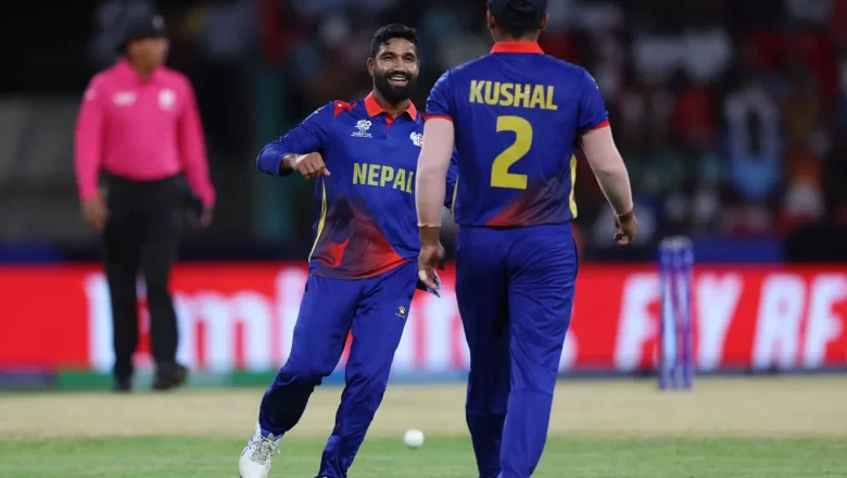 टी–ट्वान्टी विश्वकप क्रिकेटः नेपाल दक्षिण अफ्रिकासँग एक रनले पराजित