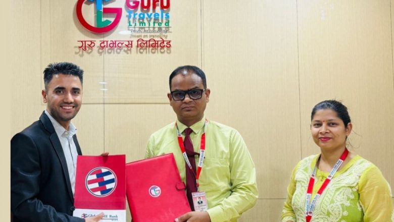 ग्लोबल आइएमई बैंक र गुरू ट्राभल्सबीच व्यवसायिक सम्झौता