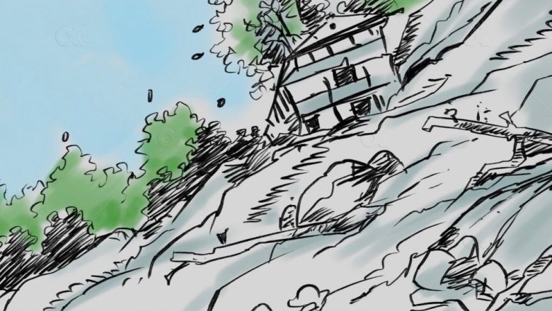 पहिरोले तीन घर बगायो