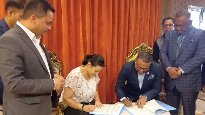 नेपालको नाट्टा र बंगलादेशको टी.ओ.ए.बि.बीच सम्झौता पत्रमा हस्ताक्षर