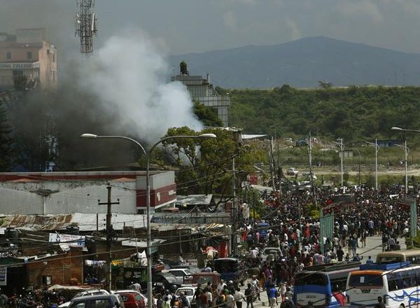 तीनकुनेको किराना स्टोरमा आगलागी