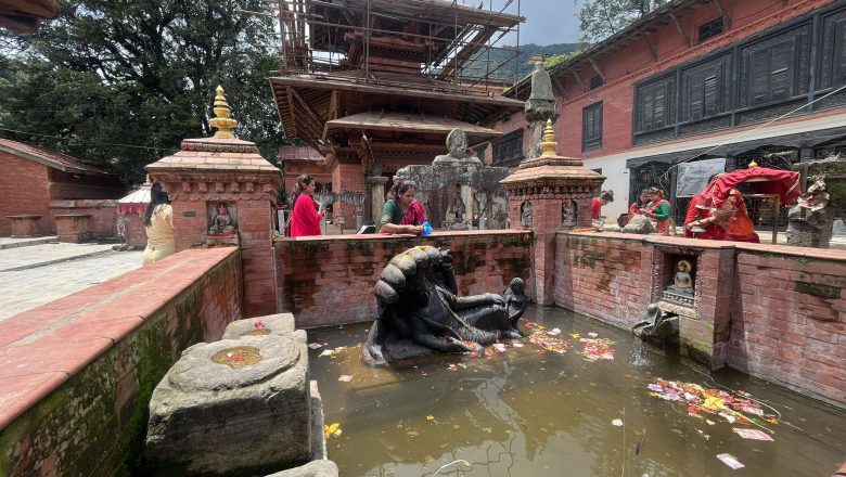 निर्माण कार्यले इचंगुनारायण मन्दिर दर्शन प्रभावित,हरिशयनी एकादशीमा समेत छाएन रौनक,दर्शनार्थी अचम्मित