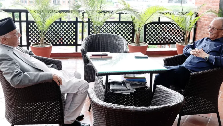 प्रचण्ड र ओलीबिच भेटवार्ता