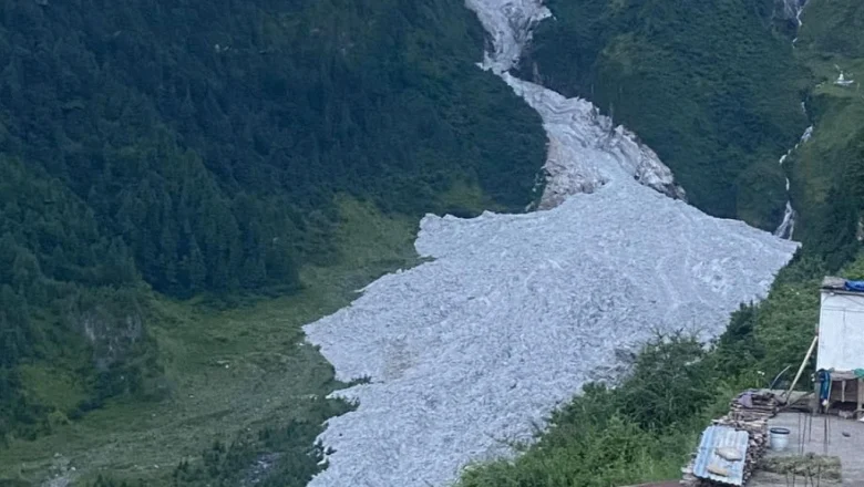 थासाङ हिउँपहिरो : थुनिएको बोक्सीखोला बग्न थाल्यो