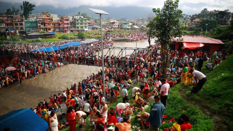 आज कुशे औंसी : गोकर्णेश्वरमा पितृ पूजा