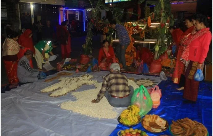 जुनको उज्यालोमा मकै सुकाउने पर्व मनाइयो