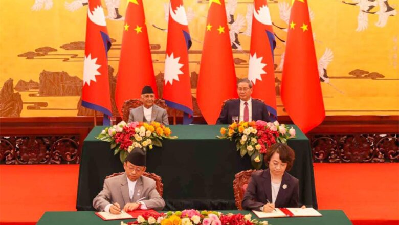 नेपाल र चीनबीच ८ सहमतिपत्रमा हस्ताक्षर