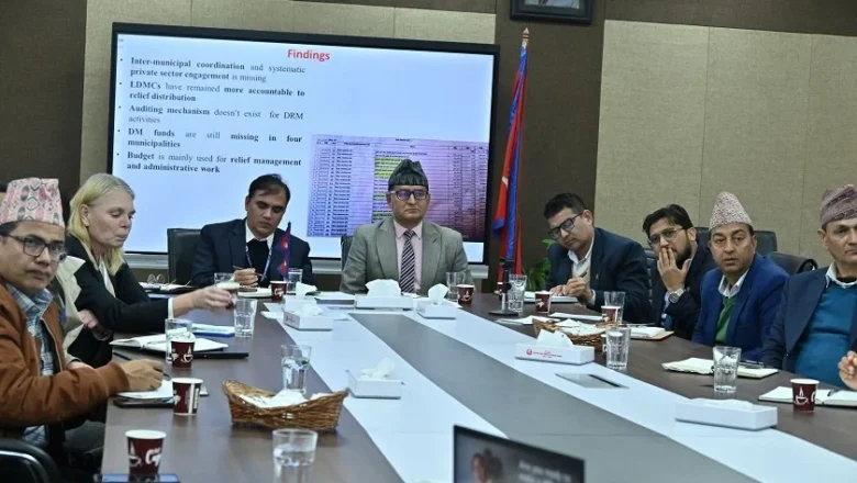 स्थानीय तहमा विपद व्यवस्थापन संस्थागत हुन सकेन : अध्ययन