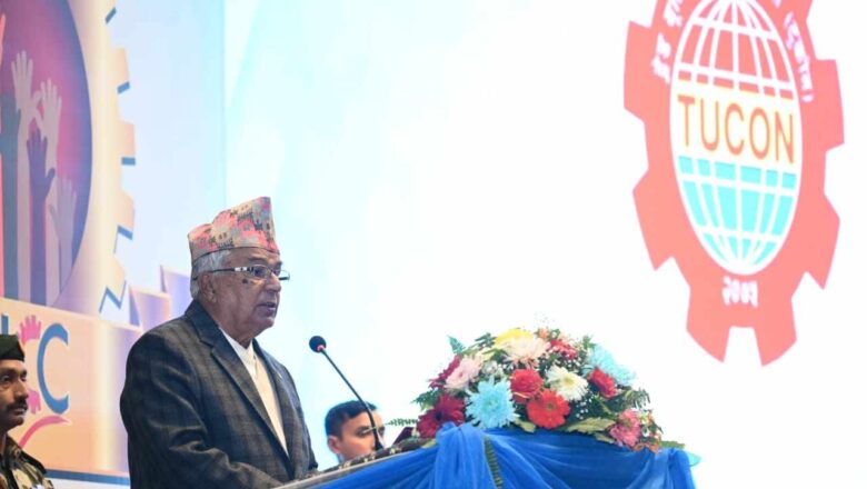 श्रम र पूँजीलाई सँगै अघि बढाउन आवश्यक छ : राष्ट्रपति पौडेल