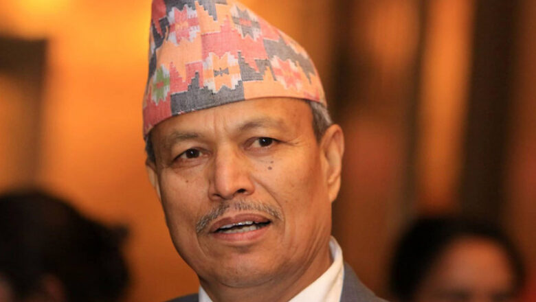 भीम रावलले आज पत्रकार सम्मेलन गर्दै