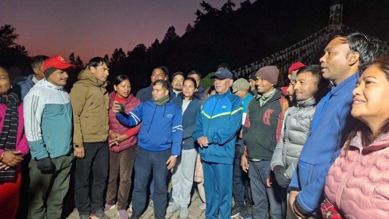 प्रचण्डद्वारा पाण्डवेश्वर मन्दिरको अवलोकन