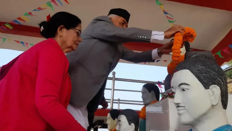 सहिद पार्कको विकासमा सहयोग गर्न राष्ट्रपति पौडेलसमक्ष आग्रह