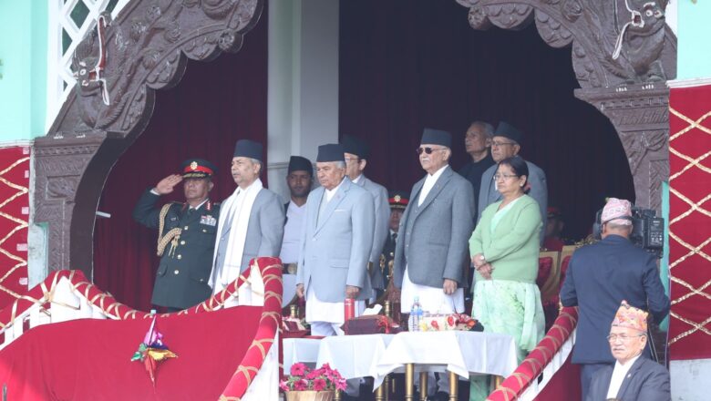 टुँडिखेलमा मनाइयो ७५औं प्रजातन्त्र दिवस