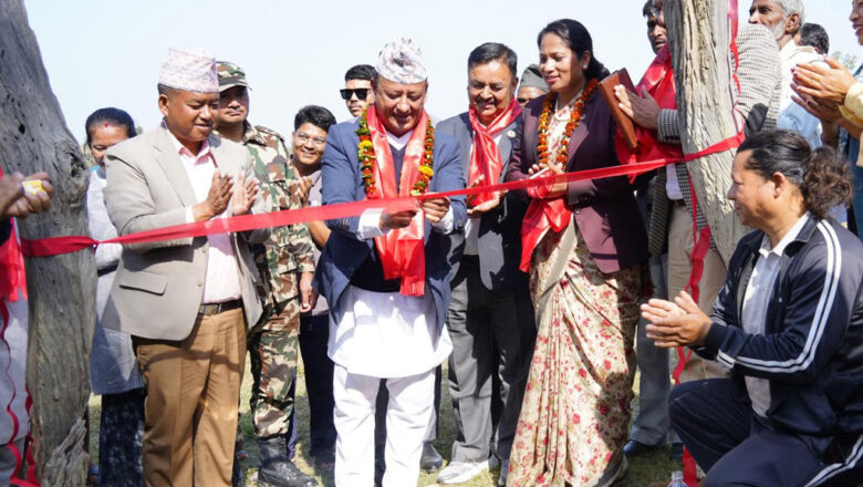 ऊर्जामन्त्री खड्काद्वारा शंकरपुर ताल सिँचाइ आयोजनाको शुभारम्भ