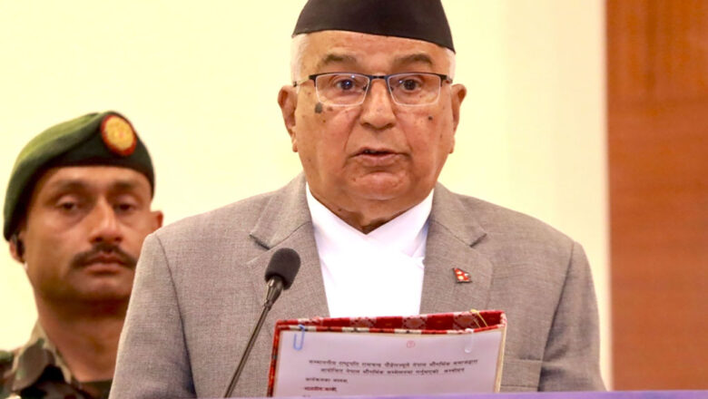 जलवायु न्यायको विषय अन्तर्राष्ट्रिय मञ्चहरूमा उठ्न जरुरी छ : राष्ट्रपति पौडेल