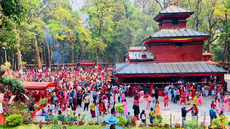 चैते दसैँमा  कालिका भगवती मन्दिरमा रु ४२ लाख भेटी सङ्कलन