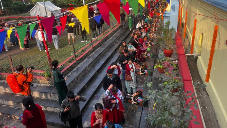 बालाजु बाईसधारा (ल्हुती पुन्ही) मेलामा भक्तजनहरुको बिहानैदेखि भीड