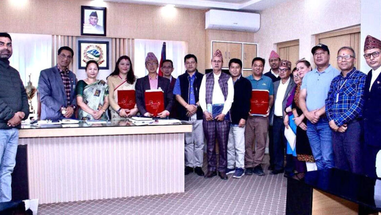 चन्द्रागिरिद्वारा कीर्तिपुर, धुनिबेँसी र दक्षिणकाली नगरपालिकालाई सहयोग