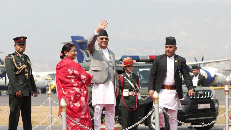प्रधानमन्त्री ओली थाइल्यान्ड प्रस्थान