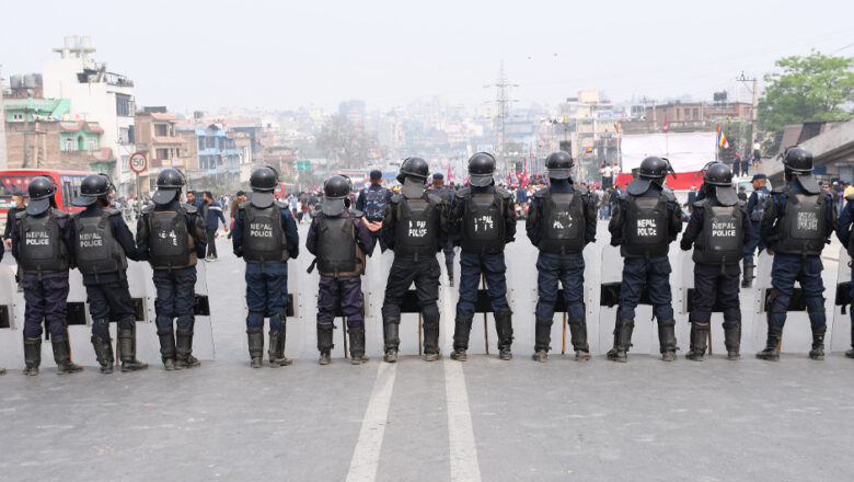 राप्रपाको प्रदर्शन : काठमाडौंमा सुरक्षा सतर्कता बढाइयो, निषेधित क्षेत्रमा कडाइ