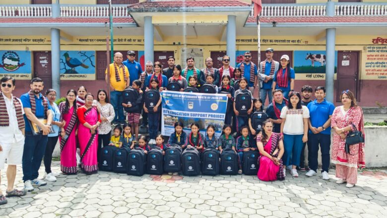 रोटरी क्लब अफ काठमाडौं नर्थद्वारा कुलमाया भगवती माविका २० छात्रालाई शैक्षिक सहयोग