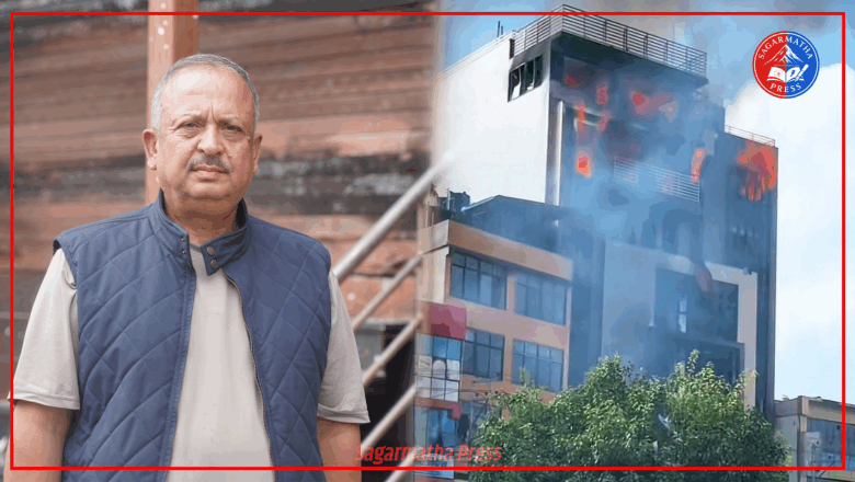 जलेको घरबाट नागार्जुनका पूर्वमेयर बस्नेतको रोदन : साढे १० करोड लोन लिएर बनाएको थिएँ