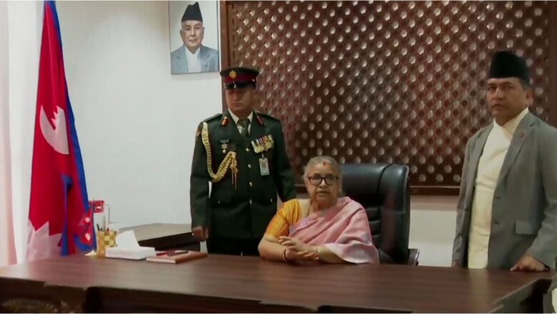 प्रधानमन्त्री सुशीला कार्कीले गरिन् पदभार ग्रहण