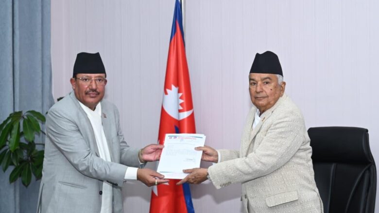 राष्ट्रिय सभा सदस्य निर्वाचनको प्रतिवेदन राष्ट्रपतिसमक्ष पेस