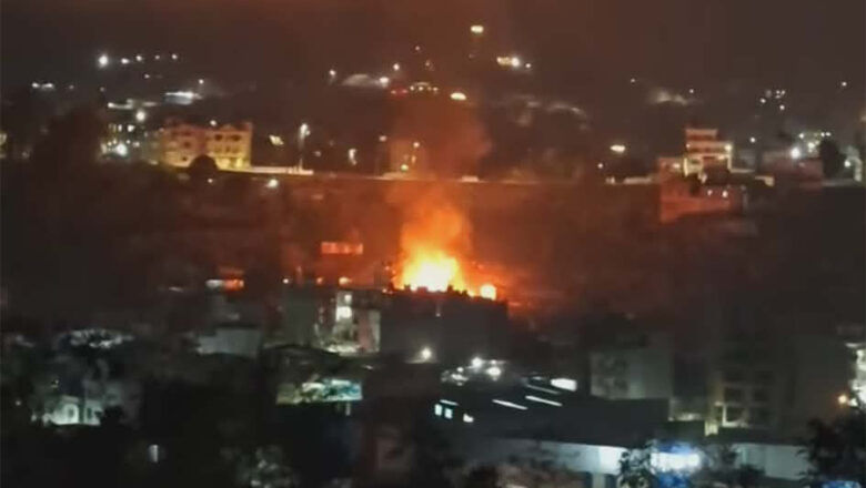 चुनीखेल नयाँबस्तीको आगलागीबाट २४ परिवार विस्थापित