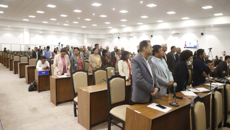 प्रतिनिधि सभा बैठकमा विपक्षीद्वारा अवरोध