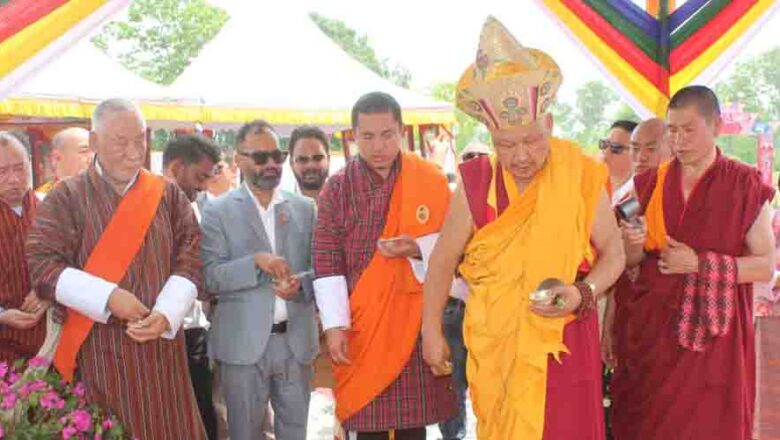 लुम्बिनीमा भुटानी गुम्बा निर्माण गरिदैं