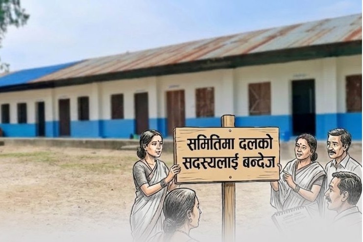 अब विद्यालय व्यवस्थापन समितिमा दलको सदस्यलाई रोक