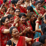 नेपाली नारीको महान् पर्व हरितालिका तीजको आज दर खाने दिन
