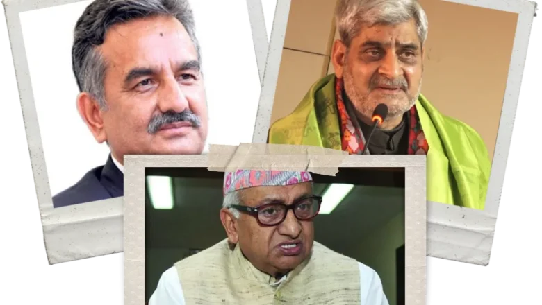 सुरेन्द्र पाण्डे,हृदयेश त्रिपाठी र दीपकुमार उपाध्याय मिलेर नयाँ नागरिक अभियान घोषणा गर्दै